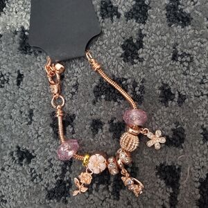 Handmade Custom Pandora Look Alike Charm Bracelet